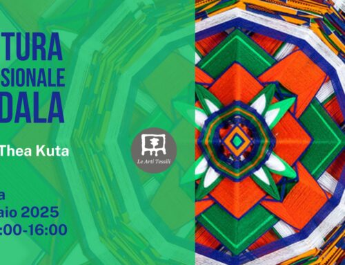 Tessitura bidimensionale mandala – A cura di Thea Kuta